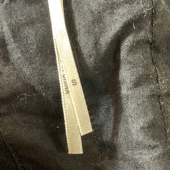 Max Studio Black White Embroidered Wrap Drawstring Waist Cotton Skirt Size S - Picture 12 of 15